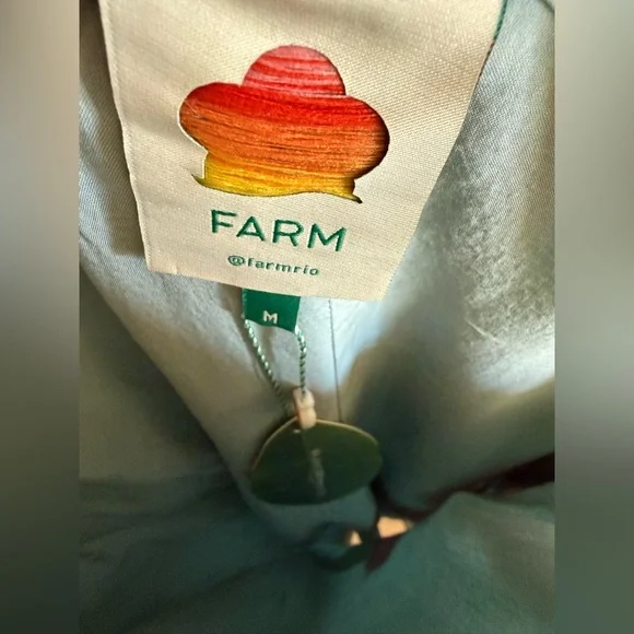 NWT Anthropologie Farm Rio Blue Anthurium Sequin Dress 🌺 SOLD OUT Retail: $360 - Picture 5 of 11